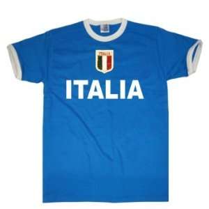 Italia / Italien T Shirt im Trikot Look + Wappen S XXL  