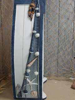 Bootsregal Regal in Bootform ca.49x26x15cm antik weiss/blau maritim 