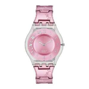 Swatch Skin Climber Flowery Pink Sfk 347Ag Swatch  Uhren