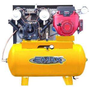 EMAX 18 HP Gas 60 Gal. Horizontal Air Compressor With Honda Engine and 