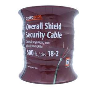 Cerrowire 500 Ft. 18/2 Security Alarm Cable 225 1002J2 at The Home 