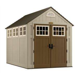 Suncast Alpine 7 ft. 5 3/4 in. x 10 ft. 8 in. Resin Storage Shed