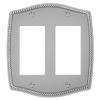 Gang English Rope Pewter Rocker Wall Plate