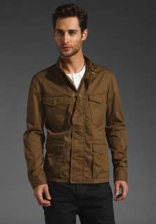 STAR Correct Line New City Jacket in Wild Olive  