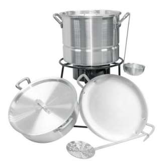 12 in. 15,000 BTU Low Pressure Outdoor Cooker with 16 qt. Tamale Pot 