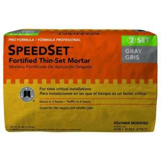 Custom Building Products SpeedSet 25 lb. Fortified Thin Set Mortar 