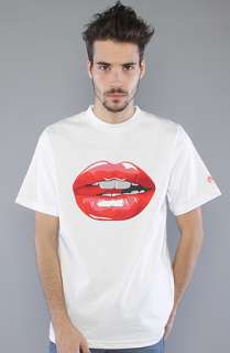 SSUR The Lips Tee in White  Karmaloop   Global Concrete Culture