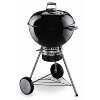 Weber 1351004 One Touch Premium, Holzkohle Kugelgrill 57 cm, Schwarz