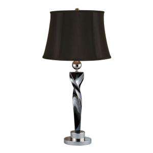 Mario Industries Twisted Blackened Chrome 31 In. Table Lamp (09T537 