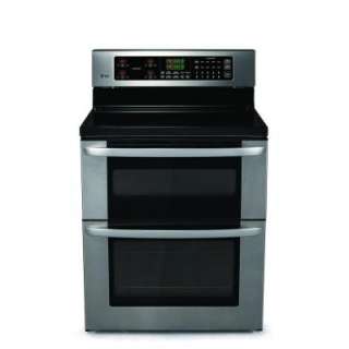 30 in. Self Cleaning Freestanding Double Oven Electric Range in 