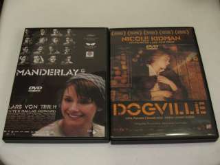 Manderlay + Dogville Lars Von Trier DVD lot Nicole Kidman  