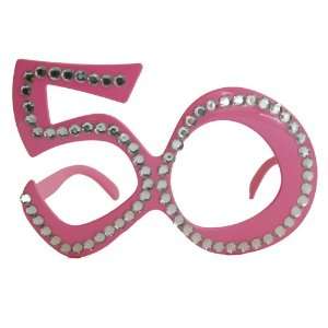 Brille 50. Geburtstag, Jubiläum, Scherzartikel, Gagbrille  
