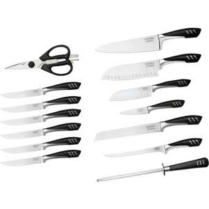 TOP CHEF Bravo Network Full Stainless Steel Knife Set   15 Pieces NEW 
