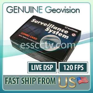   GEOVISION GV 1120 16 CH DVR Combo Card, 64 bit Windows 7 support, v8.5