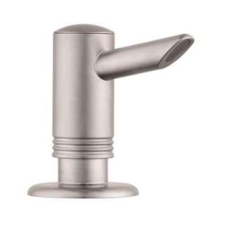 Hansgrohe E Kitchen Soap Dispenser in Steel Optik 06328860 at The Home 