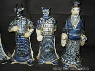 Rare Chinese Blue&white Porcelain Chinese Zodiac