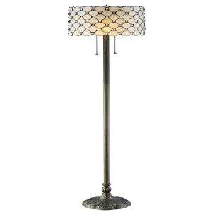   60 in. Tiffany Jeweled Bronze Floor Lamp TF7048FLR at The Home Depot