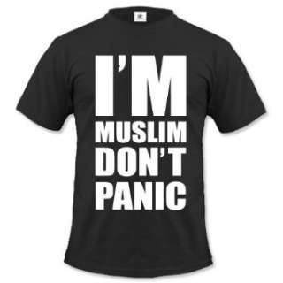 AM MUSLIM DONT PANIC   HERREN   T SHIRT by Jayess Gr. S bis XXL 