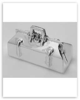 Doctors Bag Pillbox   Antique Style Sterling Silver  
