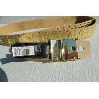   AX Tan Belt Size 0 48 One Size Tired of Fakes? 100% Authentic  