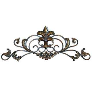 Yosemite Home Decor36 in. x 13.5 in. Iron Decor Accent Wall Hanging