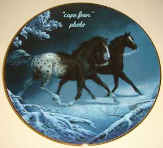 CHUCK DeHAAN Unbridled MIDNIGHT RUN Horse Plate Bx+COA  