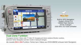   Autoradio Car DVD Player GPS iPod CAN BUS SWC FORD FOCUS MONDEO  