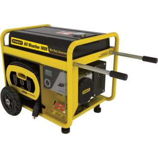 stanley portable generator 6000 surge 5000 rated watts northern tool 