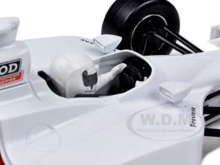  scale diecast model car of 2011 blank white autograph indy car model