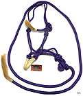Deluxe Royal Blue Cowboy Rope Halter & Lead Horse Tack Equine