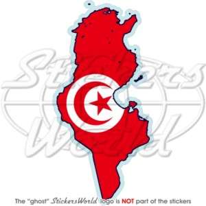 TUNESIEN LandKarte Flagge,Fahne Tunesische Aufkleber  