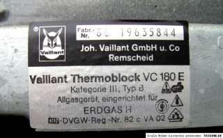 GAS Durchlauferhitzer Vaillant Thermoblock VC 180 E  