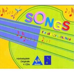 Songs für die Grundschule, Hörbeispiele, Originale, 4 Audio CDs 