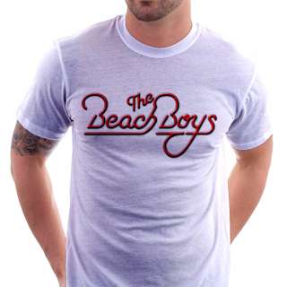New The Beach Boys Vintage Style White Mens T Shirt  