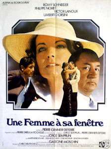 French 1sh Romy Schneider in WOMAN AT HER WINDOW (1976)  