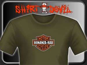 BONANZA RAD Kult Motorcycles Kult T Shirt   NEU Vintage Style  