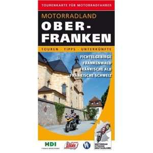 Motorrad Tourenkarte Motorradland Oberfranken: Fichtelgebirge 