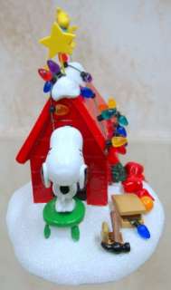 DEPT 56 Getting Ready Christmas Snoopy Woodstock 808960  