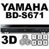 YAMAHA 3D CODEFREE BD S671 Blu Ray Disc Player MultiZone Region Code 