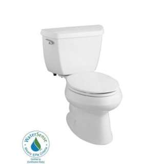 Wellworth Classic Complete Solution 1.28 GPF Elongated Toilet in White