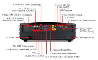 Acer P7500 DLP Projektor (Kontrast 40000:1, 4000 ANSI Lumen, Full HD 