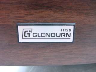 Vtg Glenburn 1115B Turntable+Dust Cover Set w/ Instruction Sheet 