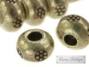 Karen Hill Tribe Silver Printed Solid Ball ,5mm  