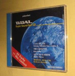 Test CD   AUDIO   Dual Super Sound Test   Audiophil  