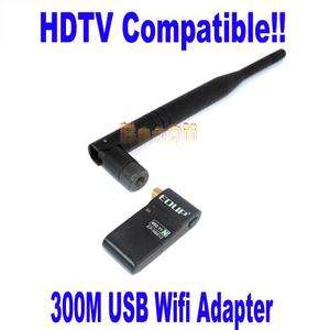 EDUP EP MS8512 300M USB Wireless WIFI Adapter Antenna for HDTV LCD HDD 