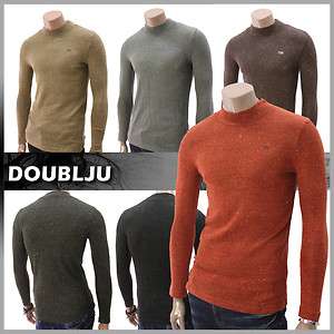   lighter Mens Casual Knitted Turtleneck Sweater Shirt (DA14)  