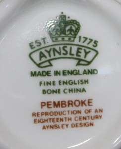 Aynsley PEMBROKE Gold Trim Jar w/ Lid & Round Box  