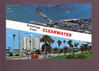 Greetings from Clearwater 1960’s Chrome Clearwater FL  