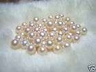 White Freshwater Pearls 6mm Loose Round Beads 10 Pcs