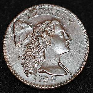 1794 Liberty Cap Cent S 30 R1 Head of 1794 UNC SHARPNESS.   